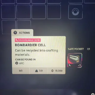 Bombardier Cell  x3