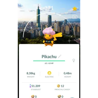 Shiny Pikachu Taipei Background Trade Registered