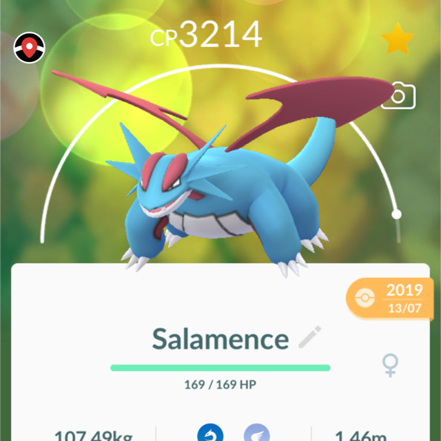 Other Pokemon Go Salamence Hight Cp 3000 Articulos Del Juego Gameflip