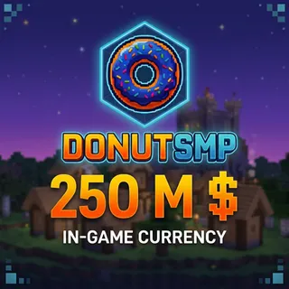 250M DonutSMP Money | Safe🍩