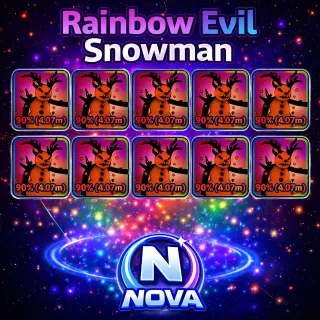 Tap Simulator - Rainbow Evil Snowmen