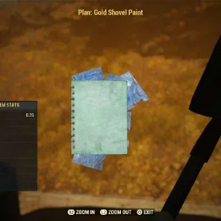 Golden Shovel Paint