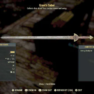 LEGACY GRANT'S SABER