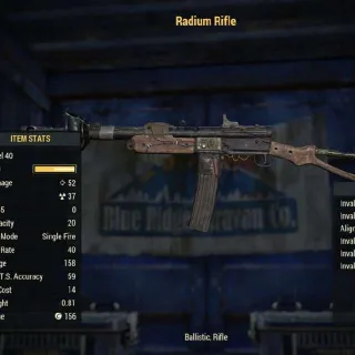 NW RADIUM RIFLE
