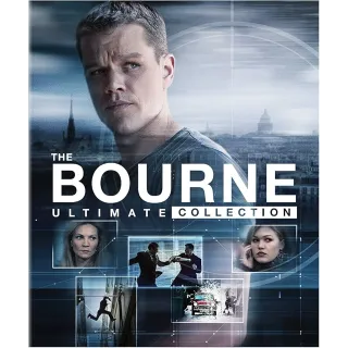 The Bourne Ultimate 5-Film Collection - 4K UHD DIGITAL CODE