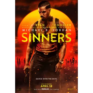 Sinners (2025) - 4K UHD DIGITAL CODE