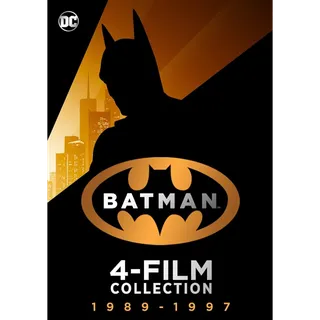 Batman 1-4 Collection 1989-1997 (Bundle) - 4K UHD DIGITAL CODES