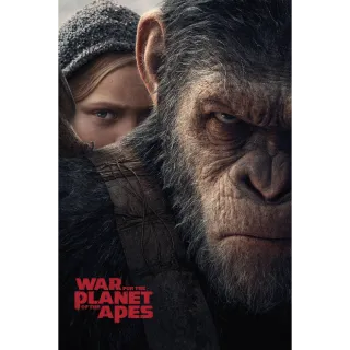 War for the Planet of the Apes 4K Movie Movies Anywhere