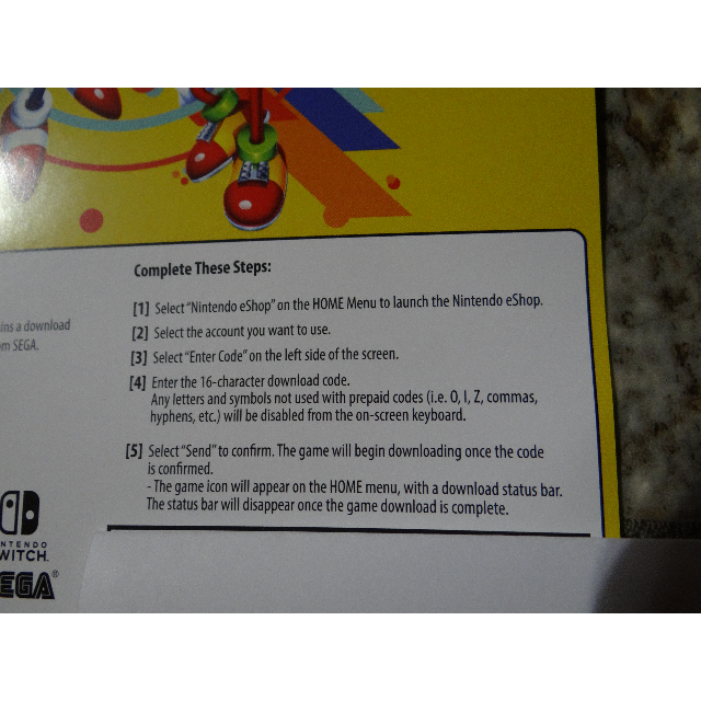 nintendo switch code game