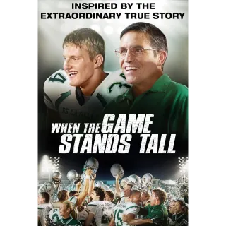 When the Game Stands Tall Digital Movie Code Movies Anywhere
