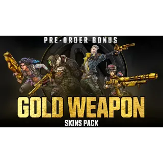 [Instant] Borderlands 3 Gold Weapon Skins Pack (PS4)