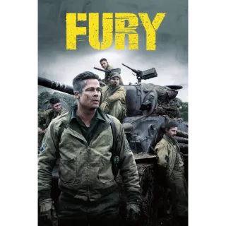 Fury Digital SD Movie Code  Movies Anywhere