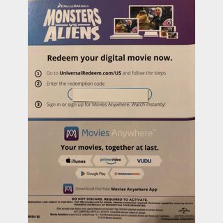 Monsters vs. Aliens (Blu-ray + Digital Copy) 