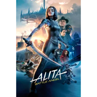 Alita: Battle Angel 4K Digital Movie Code Movies Anywhere