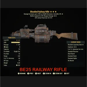 BE25 RAILWAY RIFLE