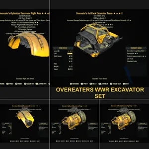 OE WWR EXCAVATOR SET