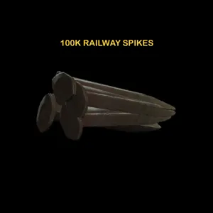 100K RAILWAY SPIKES