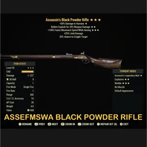 ASSEFMSWA BLACK POWDER