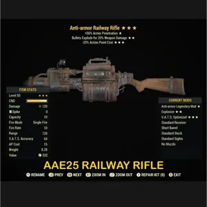 AAE25 RAILWAY RIFLE