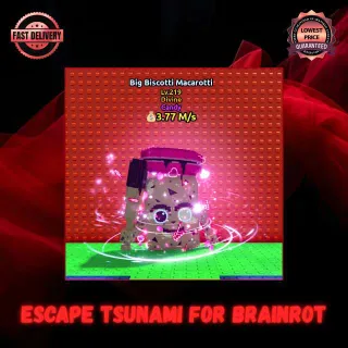 Big Biscotti Macarotti | Escape Tsunami for Brainrot