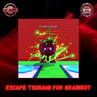 X5 Strawberry Elephant | Escape Tsunami for Brainrot