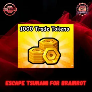 1000 Tokens (+50 Free) | Escape Tsunami for Brainrot