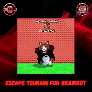 Big Draculini Meowlini | Escape Tsunami for Brainrot
