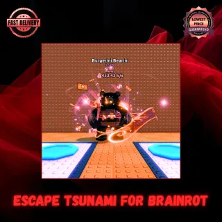 Money Burgerini Bearini | Escape Tsunami for Brainrot