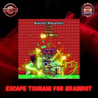 Biscotti Macarotti | Escape Tsunami for Brainrot