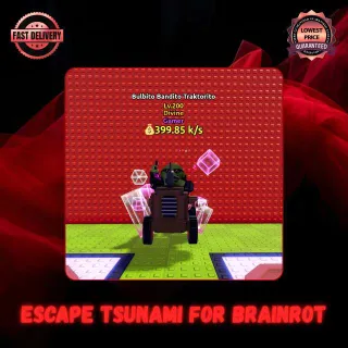 Gamer Bulbito Bandito Traktorito | Escape Tsunami for Brainrots
