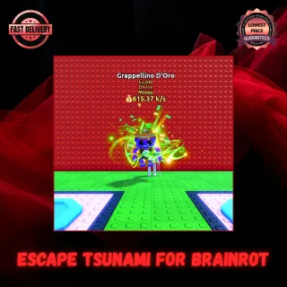 X5 Grappellino D'Oro | Escape Tsunami for Brainrot