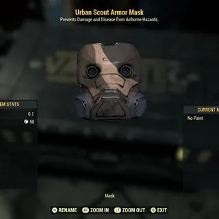 Reverse Urban Scout Mask