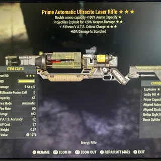 DE15vcc Laser rifle