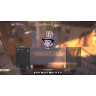 Glowing Abe Mask