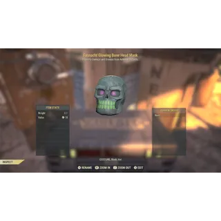 Glowing Bonehead Mask