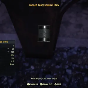 100 Canned squirrel stew