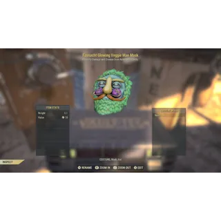 Glowing Veggieman Mask