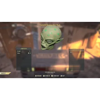 Glowing Alien Mask