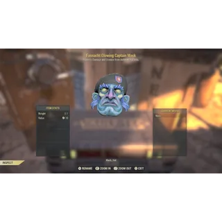 Glowing Captain Mask