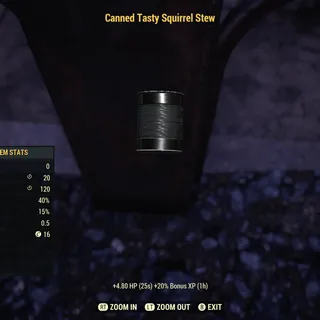 100x Tasty squirrel stew