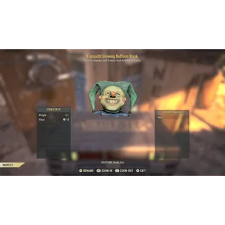 Glowing Buffoon Mask