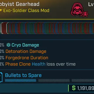 Rafa Class Mod Max Skill Tree (Level 70 & Level 1)