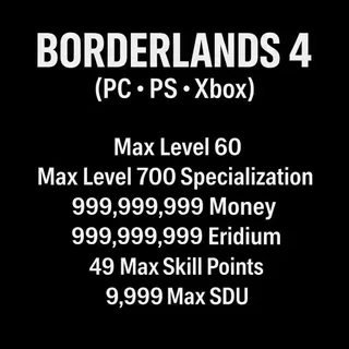 Borderlands 4 Max everything 