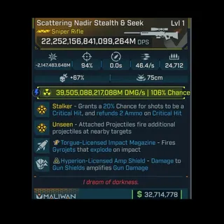 Borderlands 4 Modded Infinite Damage Sniper  