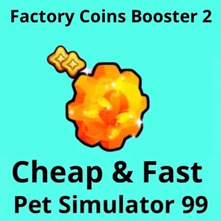 20x FACTORY COIN BOOSTER 2