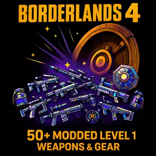 Borderlands 4 50+ Level 1 Modded weapons and Gear
