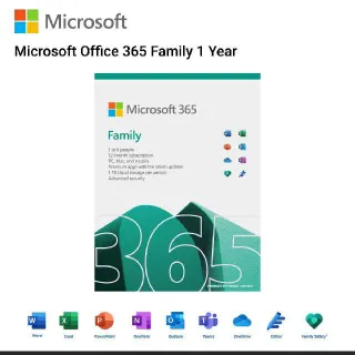 Microsoft 365 Family  [6 User/1Year] Auto Delivery