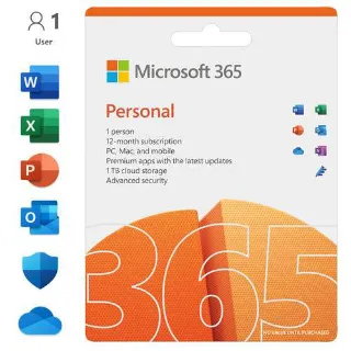 Microsoft 365 Single / Personal [1-Year 1-User] Auto Delivery