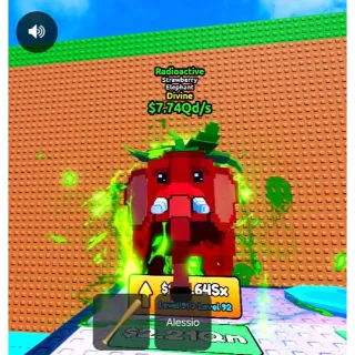 Escape Tsunami for Brainrots - Radioactive Strawberry Elephant - Instant delivery