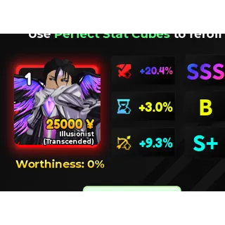Aizen(Illusionist) - Anime Adventures - SSS DMG - Instant Delivery - Fast reply - Trusted 
